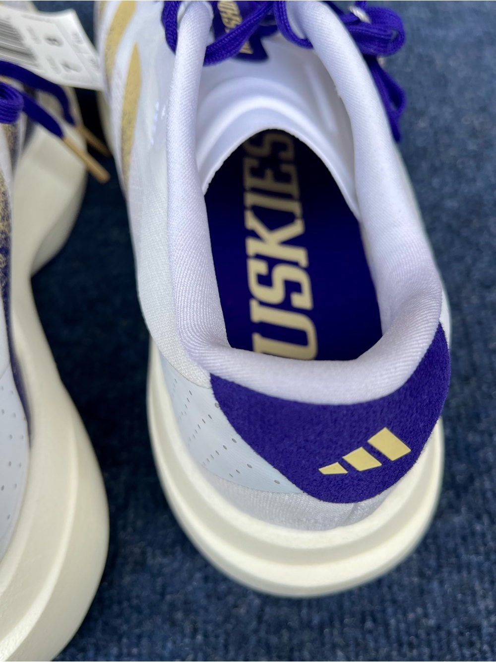 Adidas Adizero EVO SL Washington Huskies Shoes Men Size 7 Women Size 8 New w/tag - Picture 7 of 14
